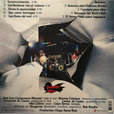 Barón Rojo : Volumen Brutal (LP, Album, Ltd, RE, RM)