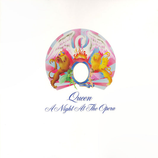 Queen : A Night At The Opera (LP, Album, RE, RM, Hal)