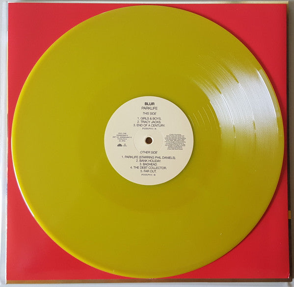 Blur : Parklife (2xLP, Album, Ltd, RE, RM, RP, Yel)