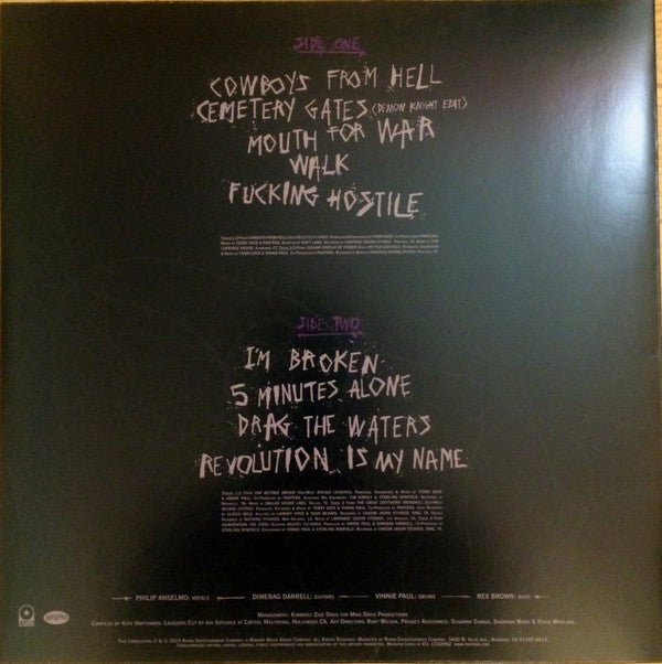 Pantera : History Of Hostility (LP, Comp, Sil)