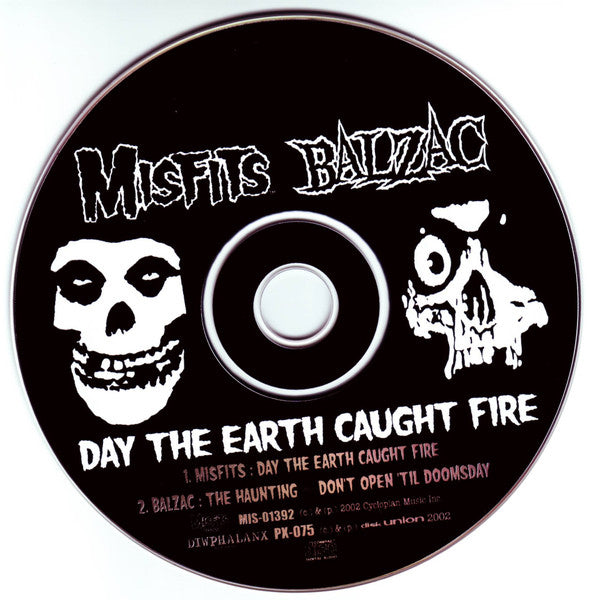 Misfits / Balzac : Day The Earth Caught Fire (CD, Single)