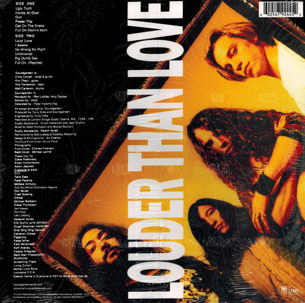Soundgarden : Louder Than Love (LP, Album, RE, RM, 180)