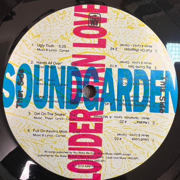 Soundgarden : Louder Than Love (LP, Album, RE, RM, 180)