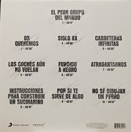 Sidonie : El Peor Grupo Del Mundo (LP, Album, Whi)