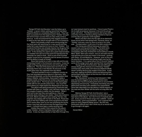 Depeche Mode : Songs Of Faith And Devotion (LP, Album, RE, RM, Gat)