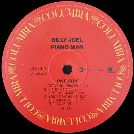 Billy Joel : Piano Man (LP, Album, RE, RM)