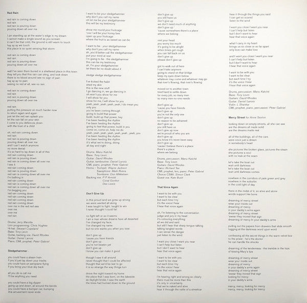 Peter Gabriel : So (LP, Album, RE, RM, 180)