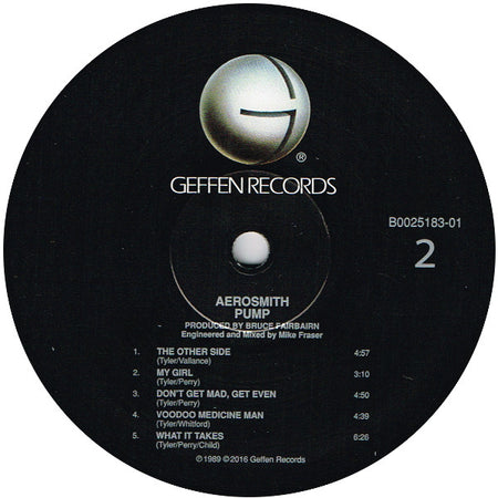 Aerosmith : Pump (LP, Album, RE, 180)