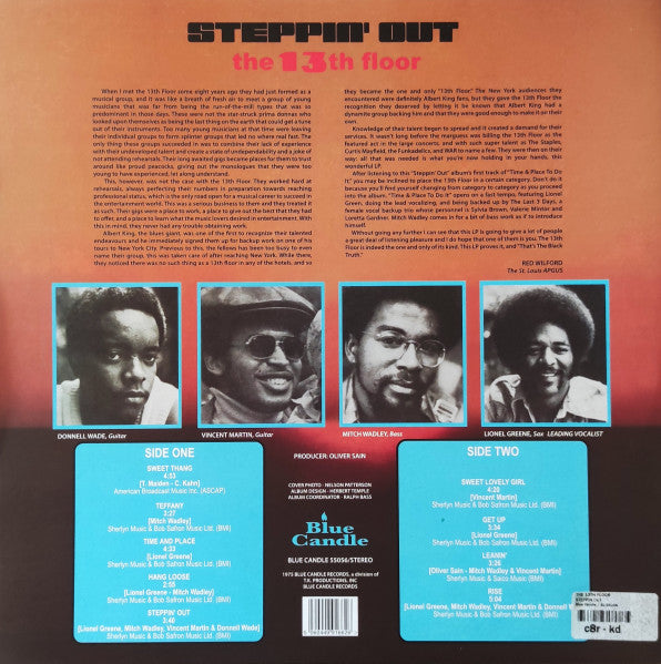 The 13th Floor : Steppin' Out (LP, Album, RE, RM)