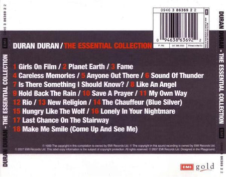 Duran Duran : The Essential Collection (CD, Comp, RE)