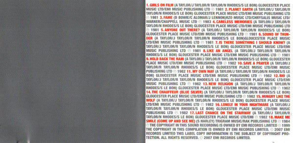 Duran Duran : The Essential Collection (CD, Comp, RE)