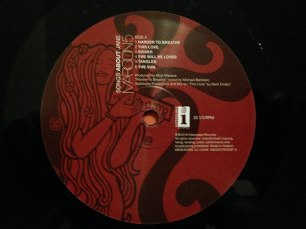 Maroon 5 : Songs About Jane (LP, Album, RE, 180)