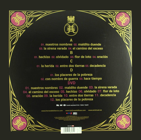🎵 Vinilo Live in Germany - Héroes del Silencio | Edición Remasterizada | Quiosco Morrison (Madrid) - Quiosco Morrison