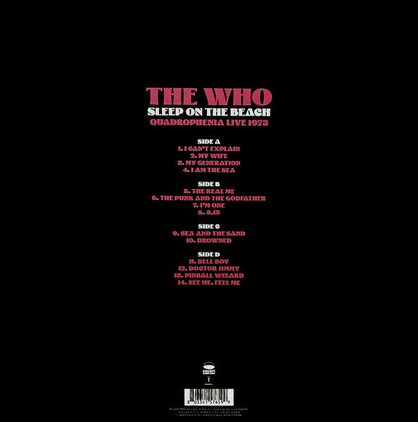 The Who - Sleep On The Beach (Quadrophenia Live 1973) - Quiosco Morrison