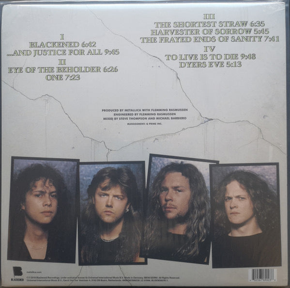 Metallica - And Justice for All (REMASTERED) - Quiosco Morrison