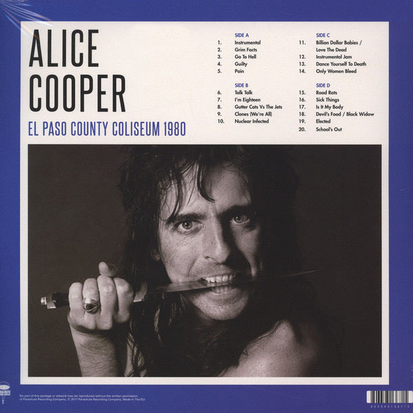Alice Cooper – El Paso County Coliseum 1980 - Quiosco Morrison