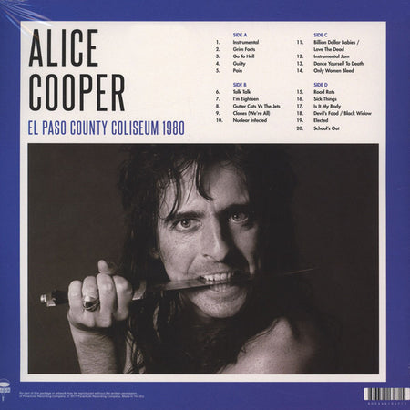 Alice Cooper – El Paso County Coliseum 1980 - Quiosco Morrison