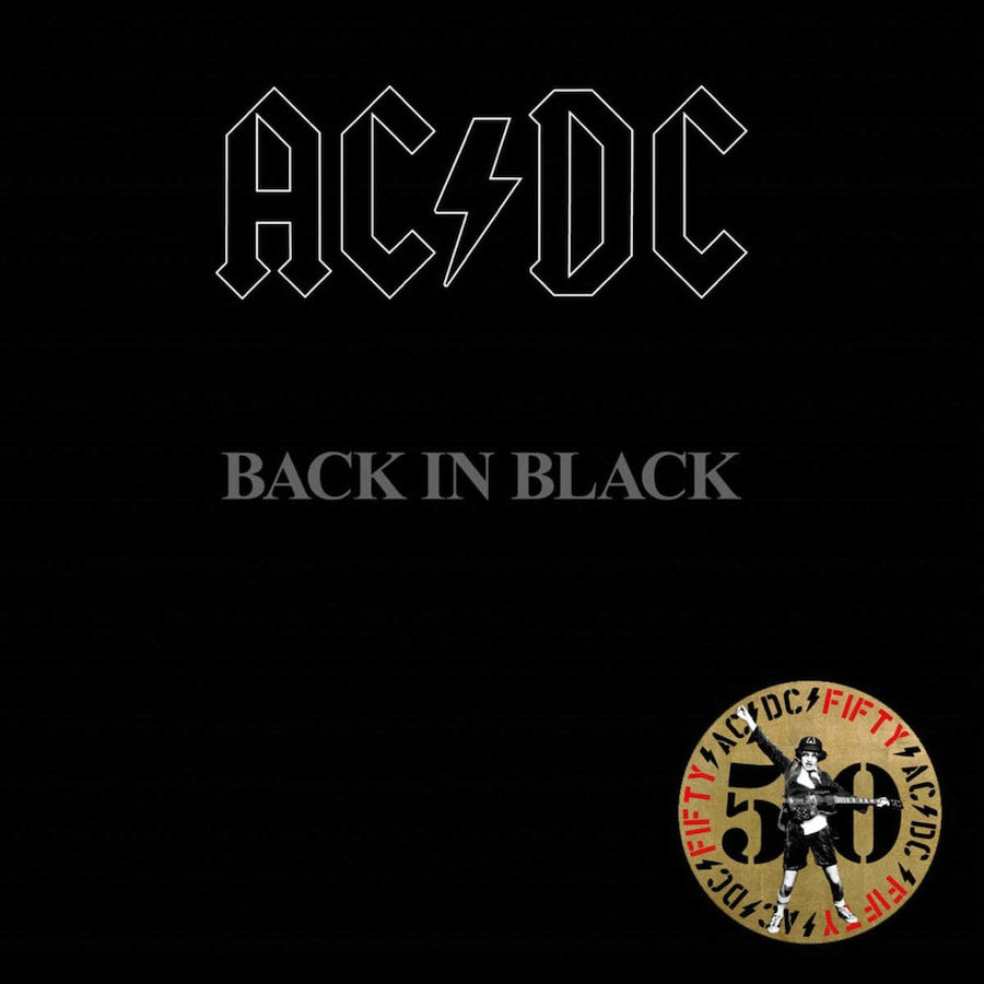 AC/DC – Back in Black [50th Anniversary – Black & White Vinyl - Quiosco Morrison