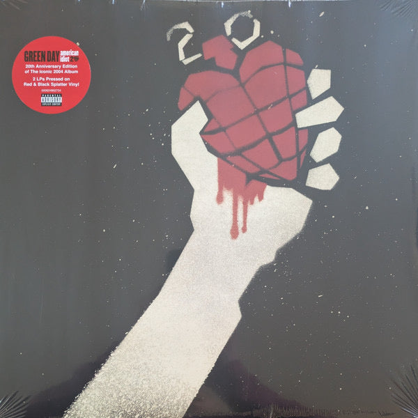 Green Day – American Idiot (20th Anniversary Deluxe Edition) – Vinilo 2×LP Splatter Rojo y Negro - Quiosco Morrison