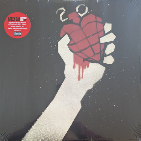 Green Day – American Idiot (20th Anniversary Deluxe Edition) – Vinilo 2×LP Splatter Rojo y Negro - Quiosco Morrison