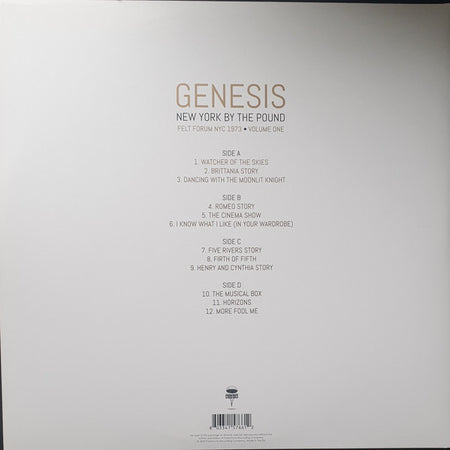 GÉNESIS - New York by the Pound Vol. 1 - Quiosco Morrison