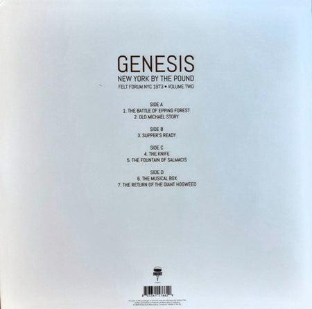 GENESIS - New York by the Pound Vol. 2 - Quiosco Morrison