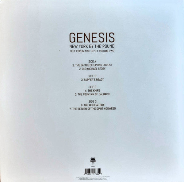 GENESIS - New York by the Pound Vol. 2 - Quiosco Morrison