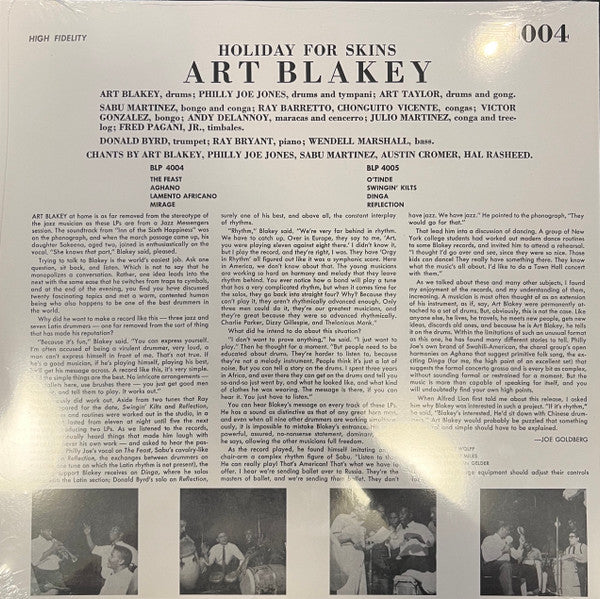 Art Blakey - Holiday For Skins Vol. 1 - Quiosco Morrison