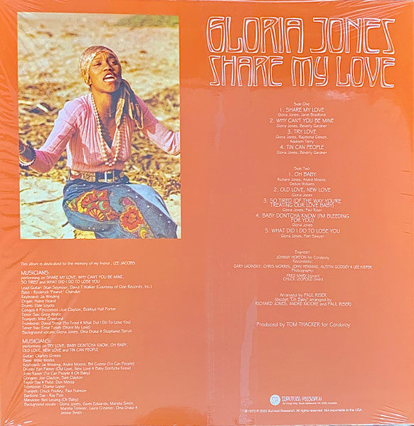 Gloria Jones - Share My Love