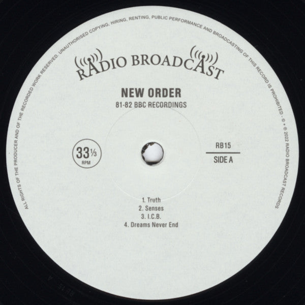 New Order - Radio Broadcast 81-82 BBC Recordings