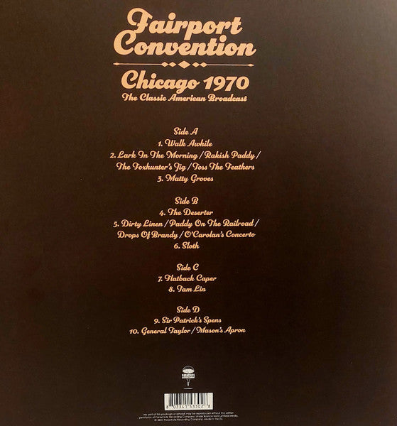 Fairport Convention - Chicago 1970