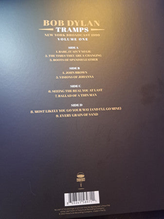 Bob Dylan - Tramps New York Broadcast 1999 Volume One