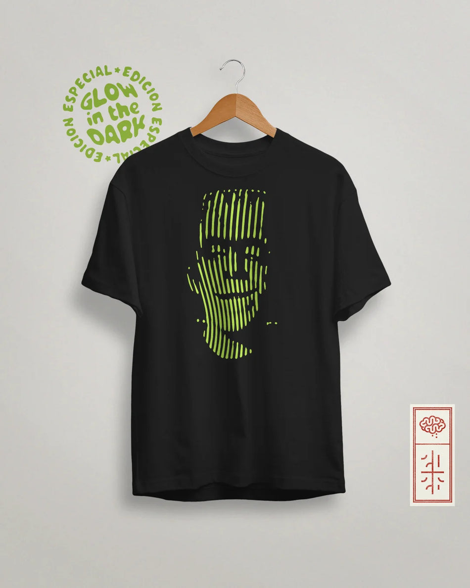 Camiseta Herman Munster – Color negro y estampado verde